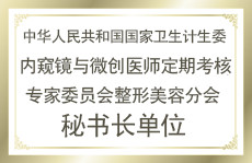 内窥镜与微创医师定期考核专家委员会整形美容分会